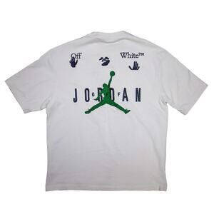 Jordan x Off-White short-sleeve T-shirt Beige Size M